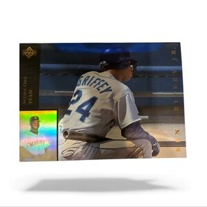 Upper Deck Ken Griffey Jr. Trading Card - Blue and Gold hologram mint condition